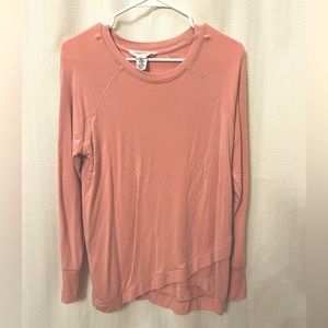Women’s Modal/Spandex Coral Pink Sweatshirt L